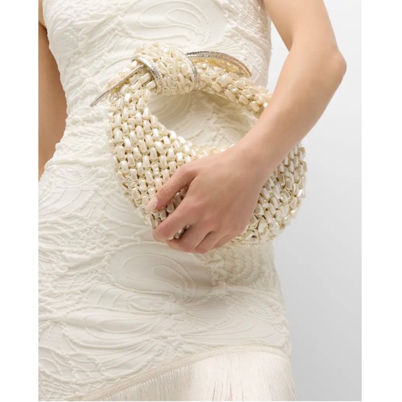 Poolside The Josie Knotted Top Handle Pearl Bag - Picture 16 of 16
